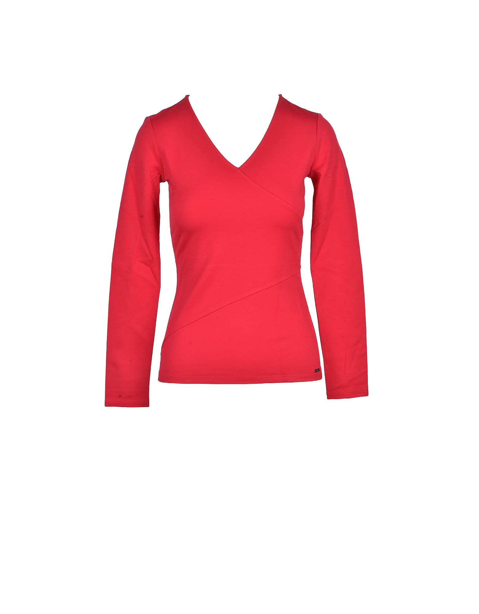 Armani Collezioni Armani Exchange Womens Red T-shirt