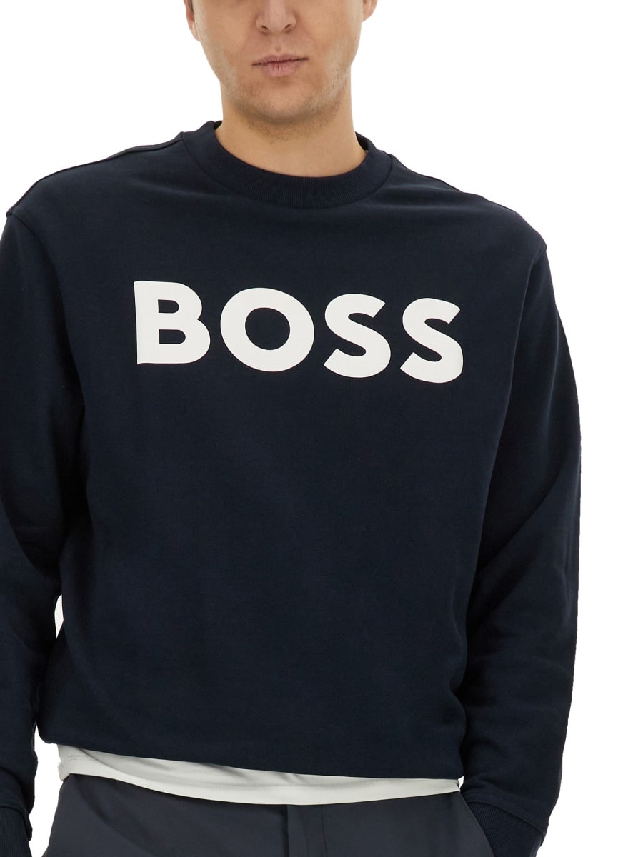 HUGO BOSS SWEATSHIRT WITH LOGO 