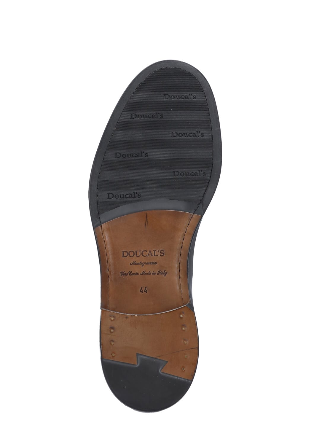 Doucal's Almond-toe Leather Derby Shoes In Black