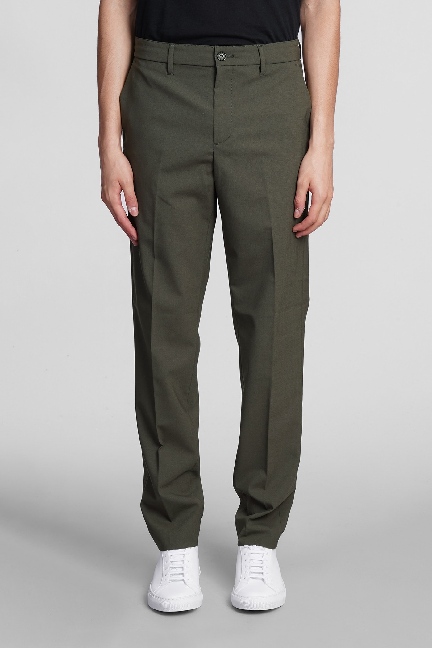 Department Five Pants In Green Polyester