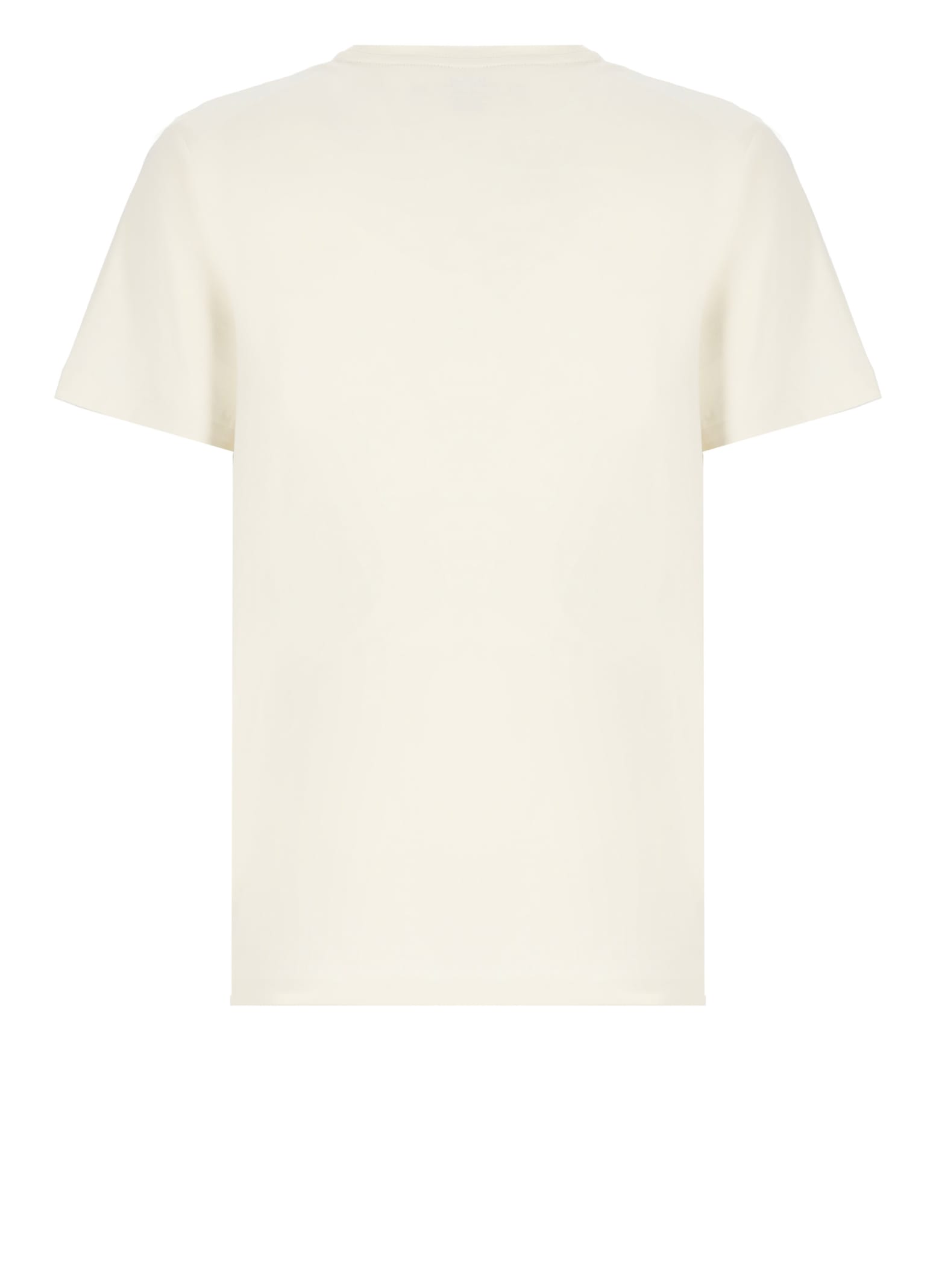 Shop Ralph Lauren Pony T-shirt In Ivory