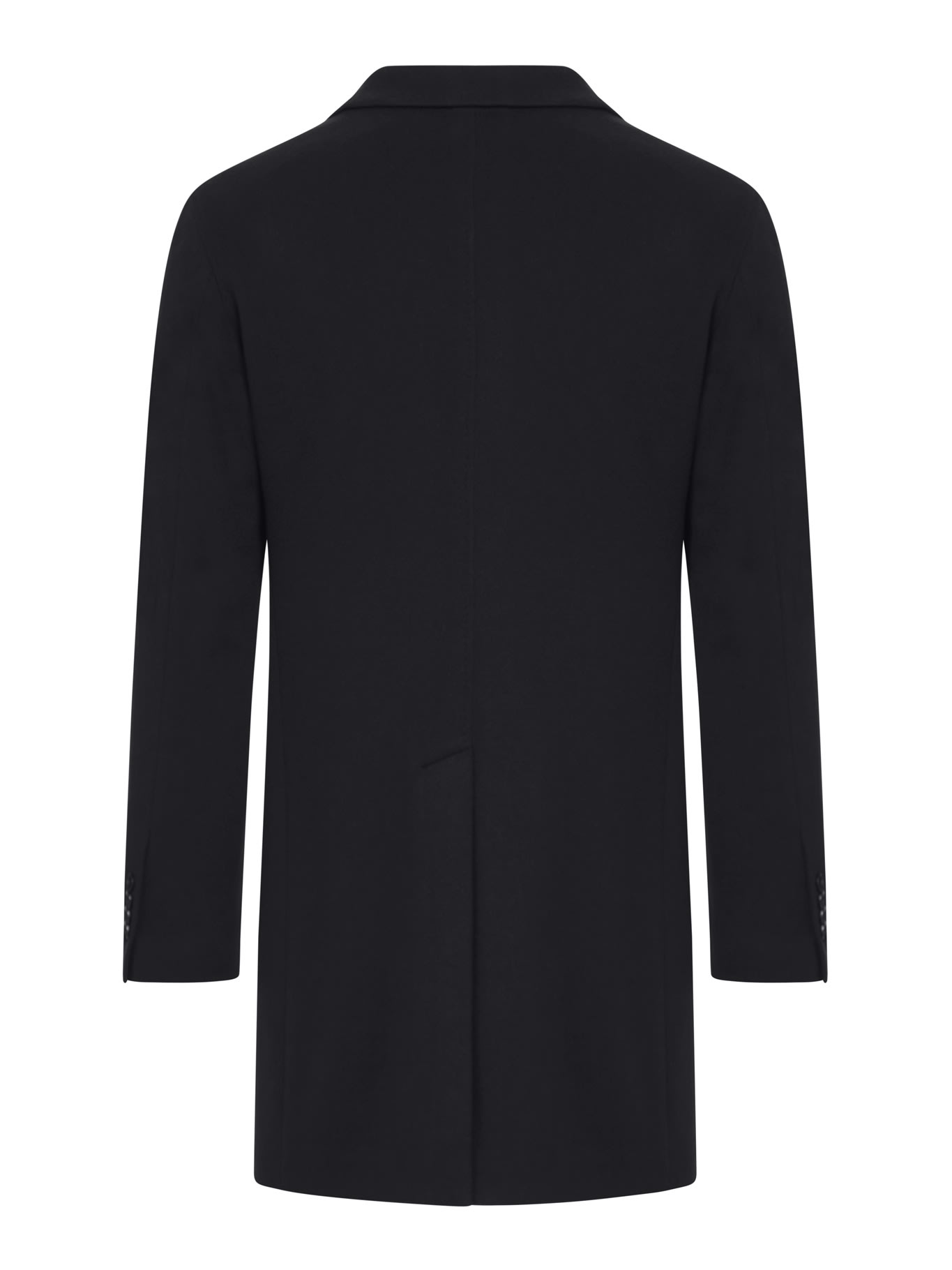 Shop Tagliatore Coat Sfoderato Bruce Medio In Black