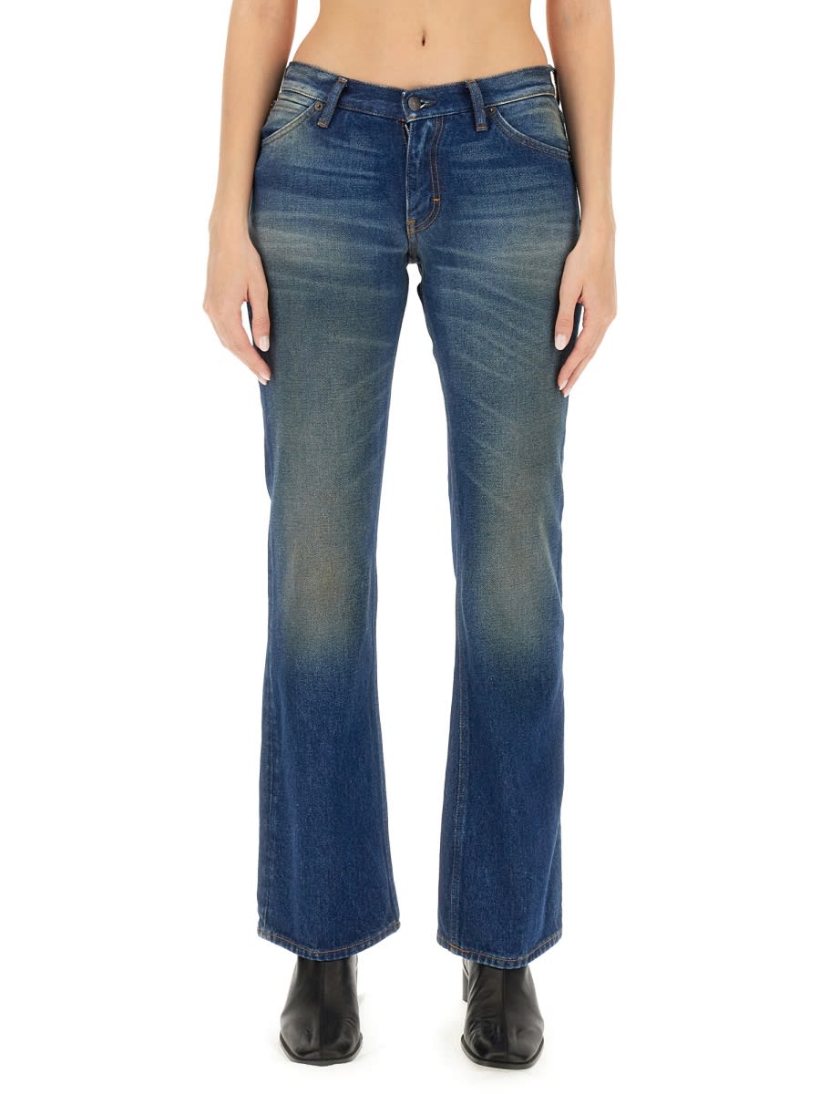 Acne Studios Women Slim Fit Jeans In Blue