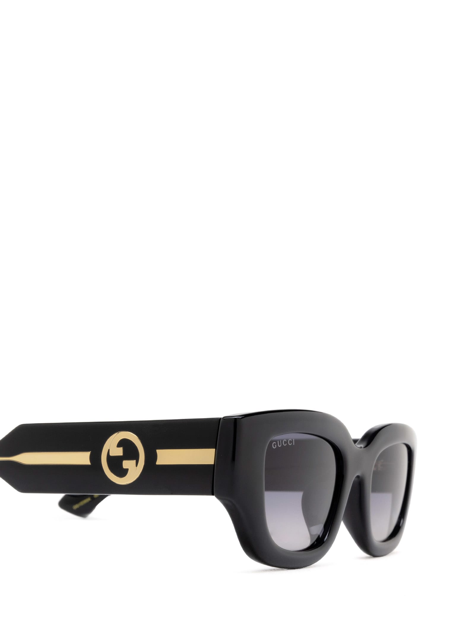 Shop Gucci Gg1558sk Black Sunglasses