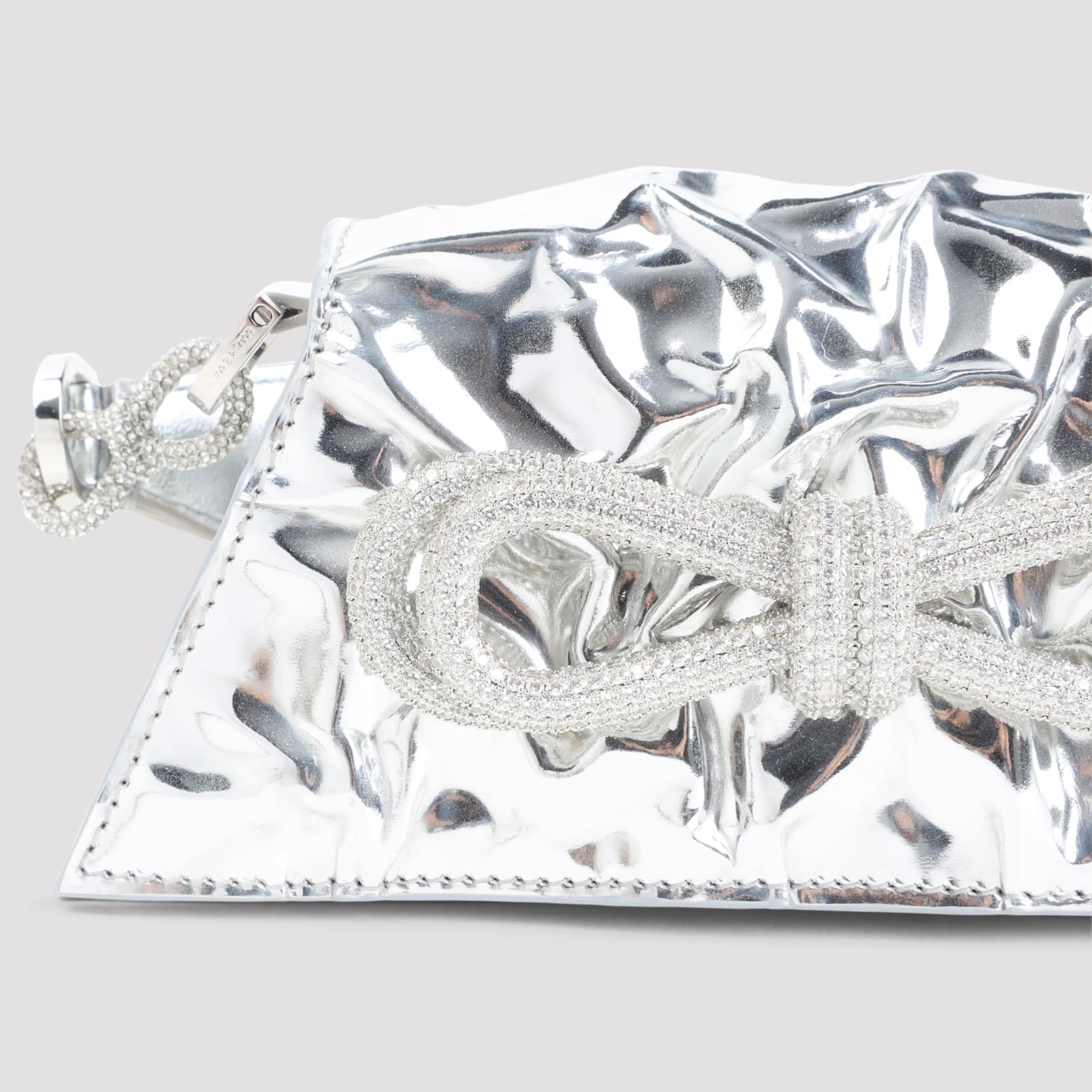 Mach & Mach Double Bow Samantha Silver In Silver