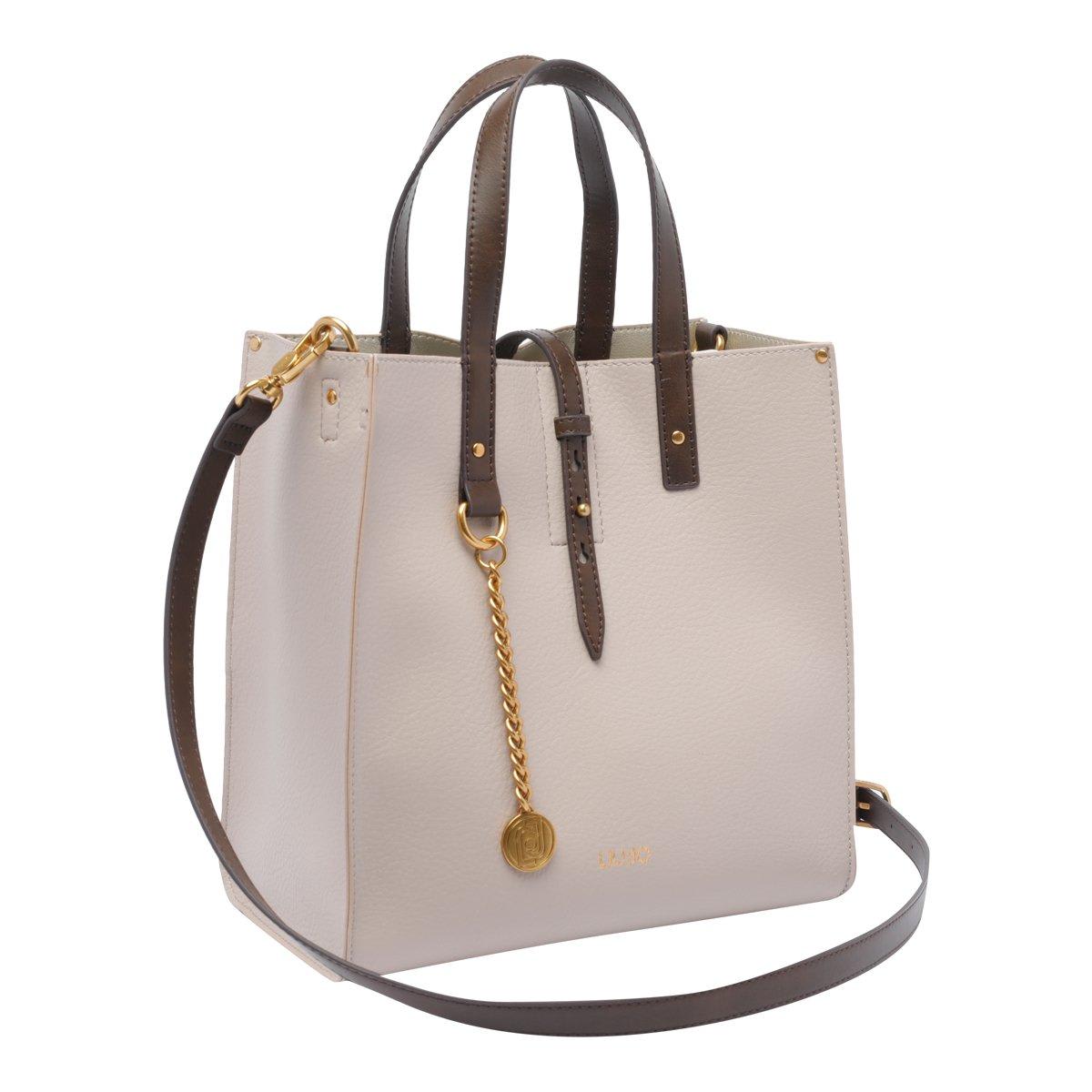 Liu •jo Double Handle Cross-body Bag With Chain Charm