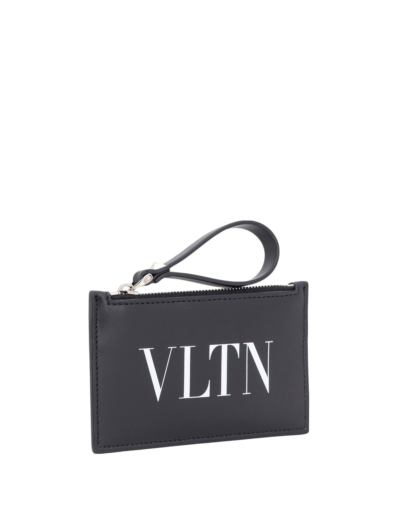 Shop Valentino Card Holder In Black