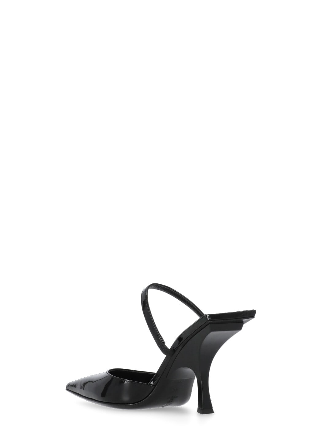 Shop Attico Ester Slingback Heels Shoes In Black