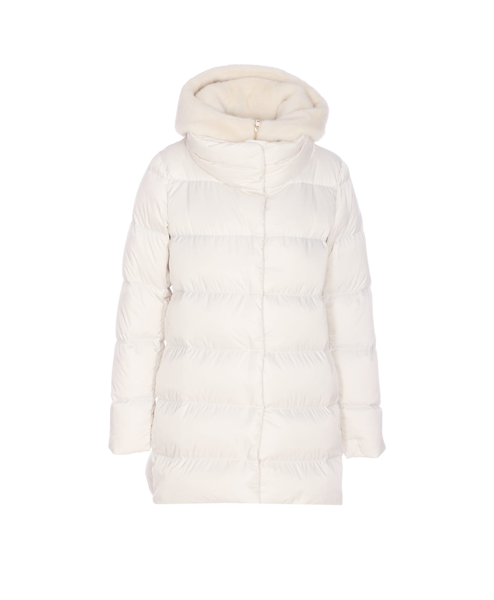 Herno A-shape Down Jacket In White