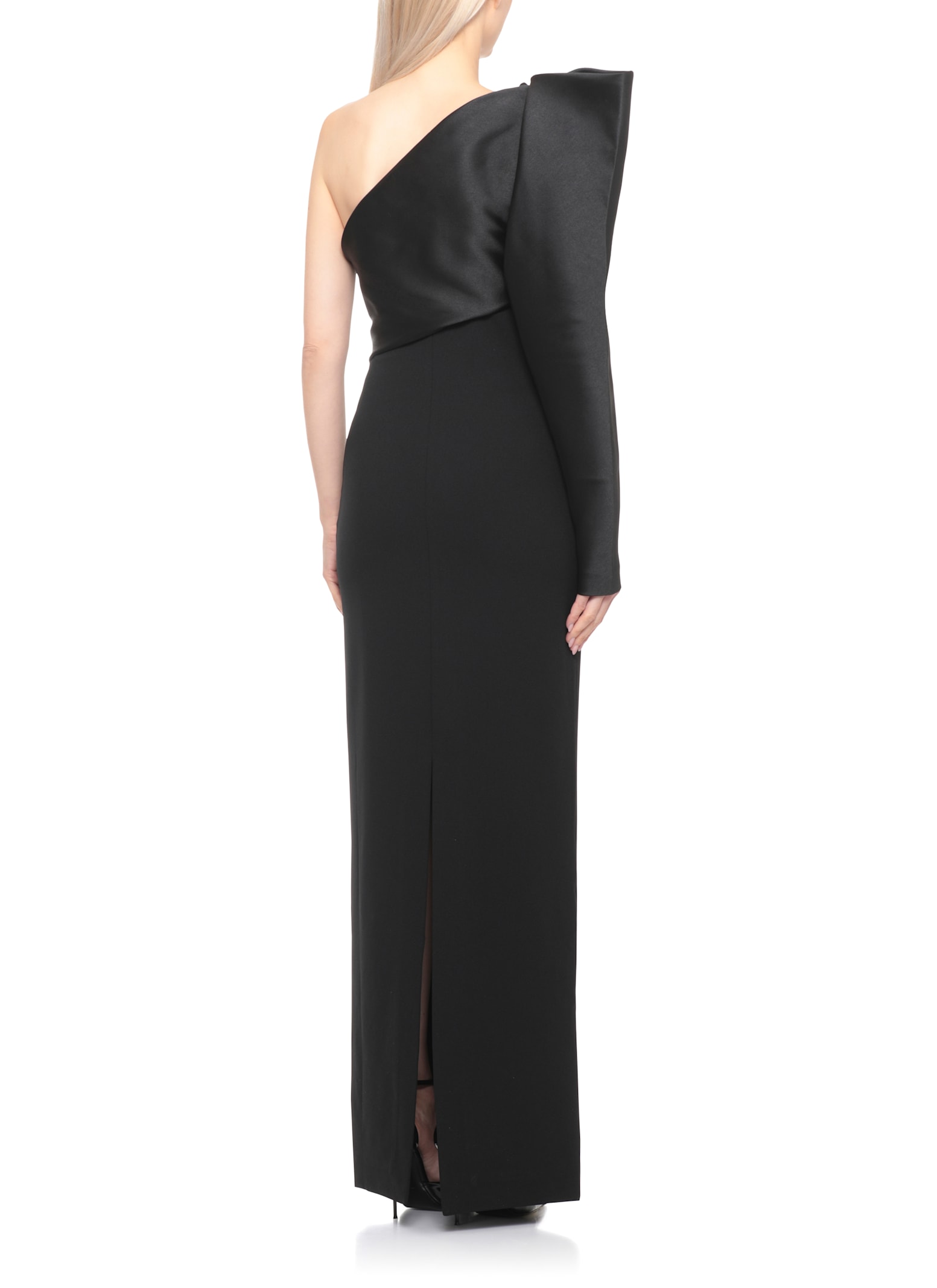 Solace London Tally Maxi Dress In Black
