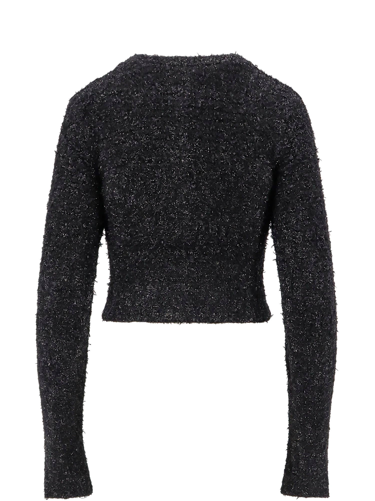 Shop Balenciaga Cardigan In Black