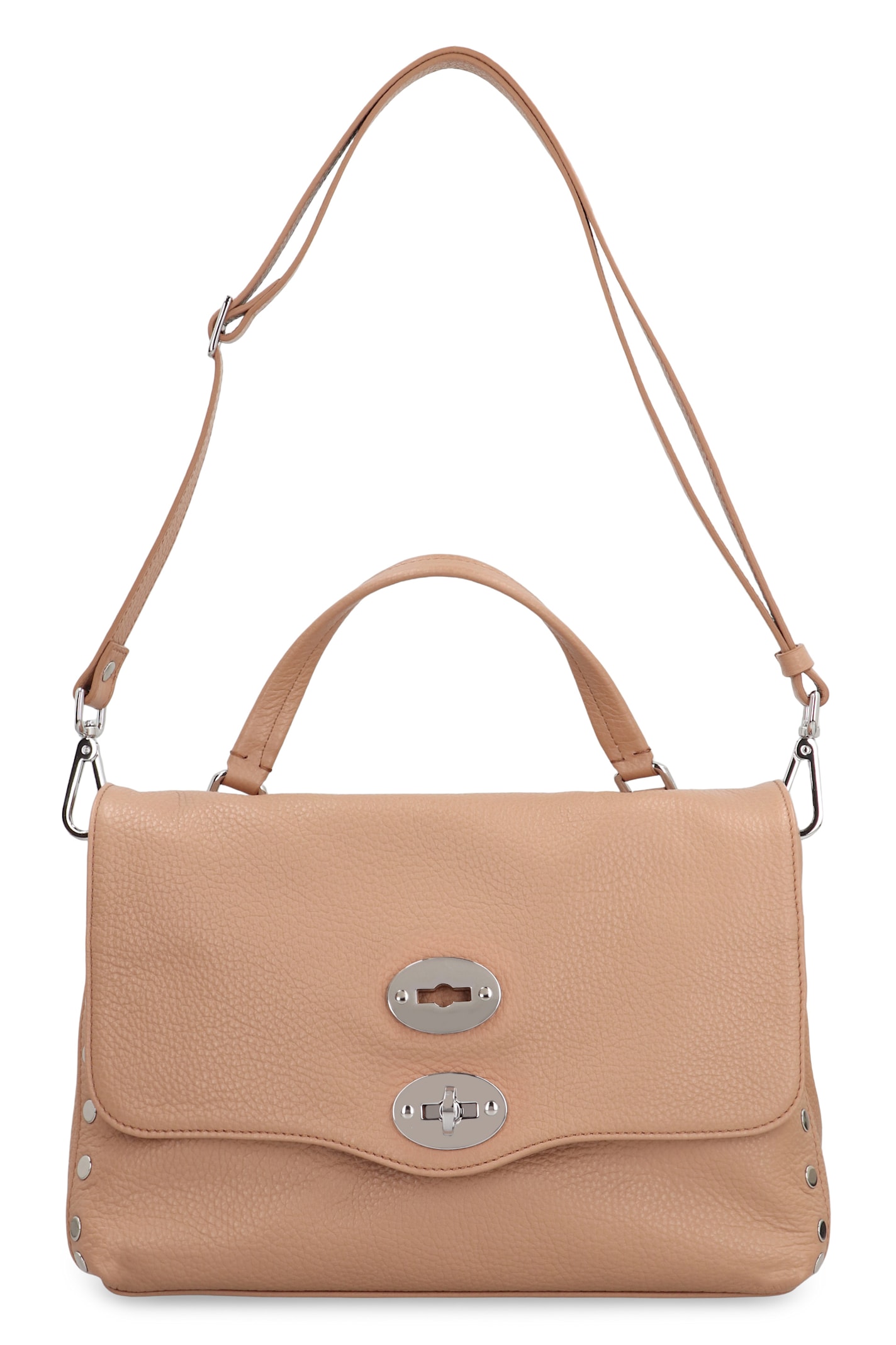 Zanellato Postina Daily Small Leather Handbag In Brown