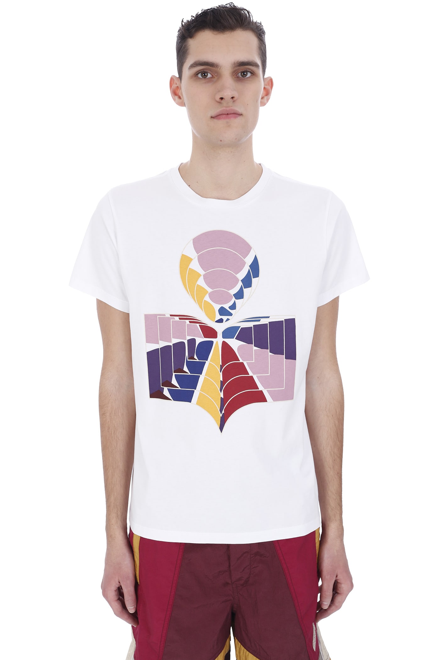 Isabel Marant Zao T-shirt In White Cotton