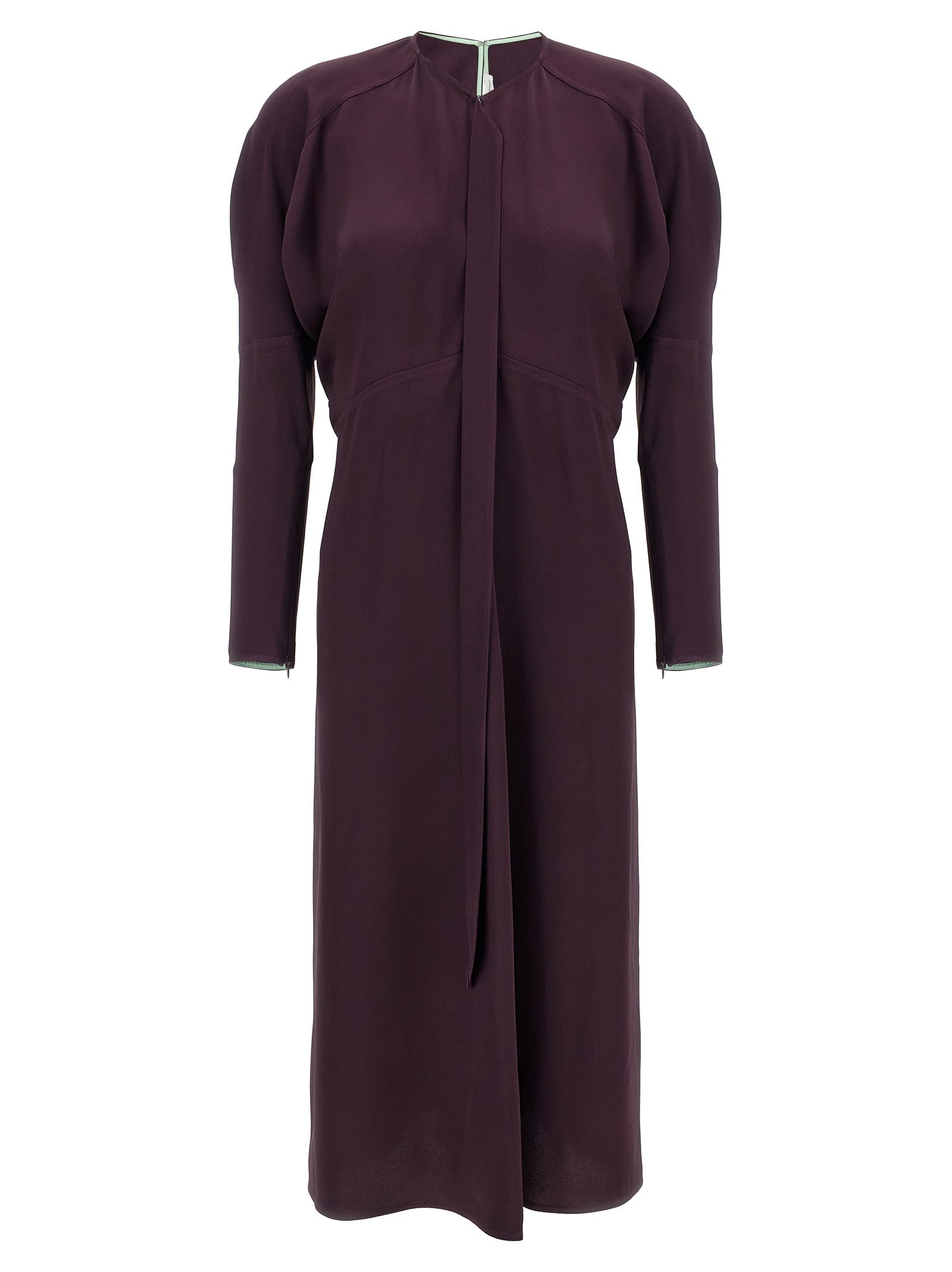 VICTORIA BECKHAM KEYHOLE DOLMAN MIDI DRESS 