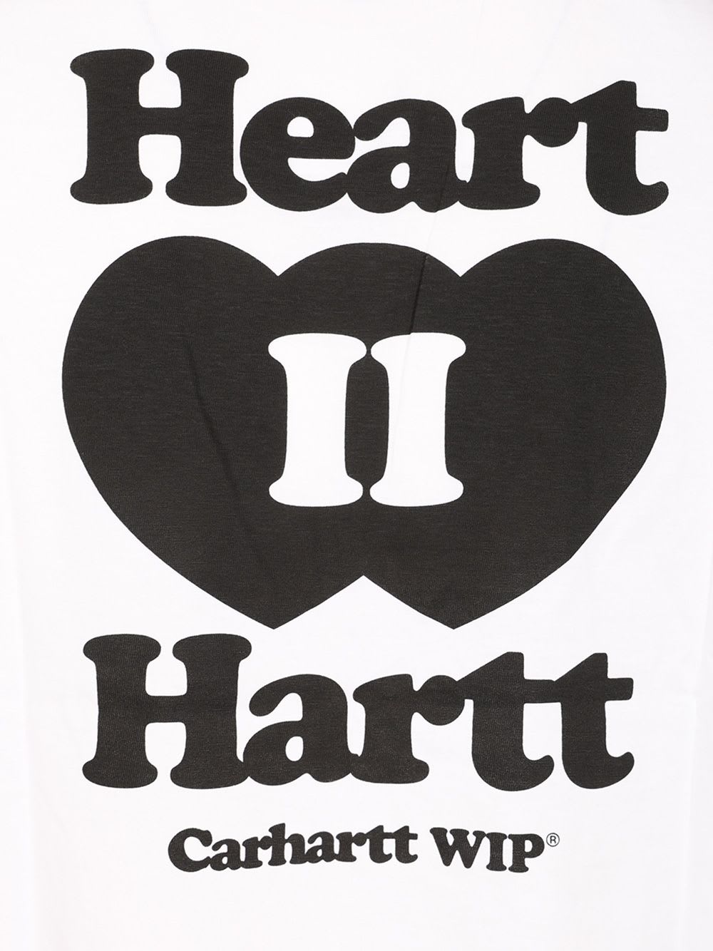 Carhartt Work In Progress Heart Ii Hartt Organic Cotton Graphic T-shirt In White