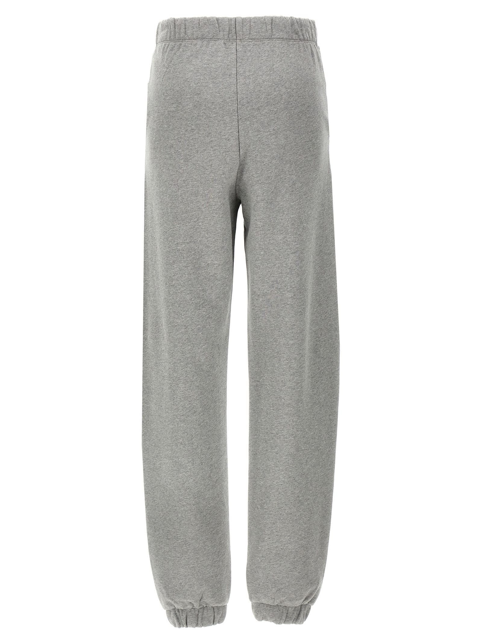 Attico Logo Sweatpants In Gray