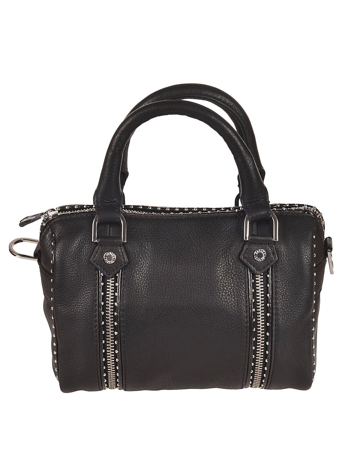 Shop Zadig &amp; Voltaire Xs Sunny Stud Embellished Tote Bag In Noir