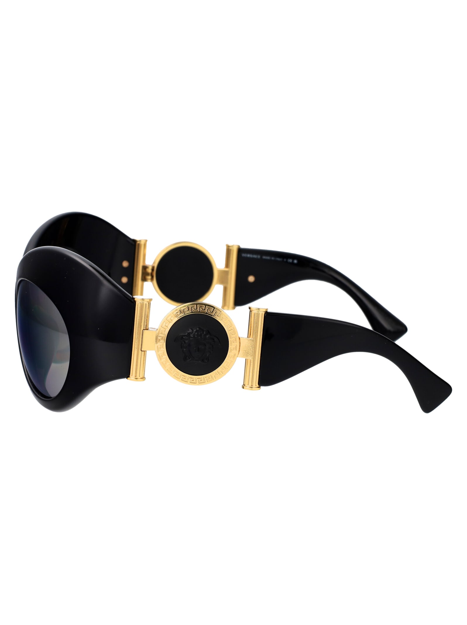 Shop Versace 0ve4462 Sunglasses In Gb1/6g Black