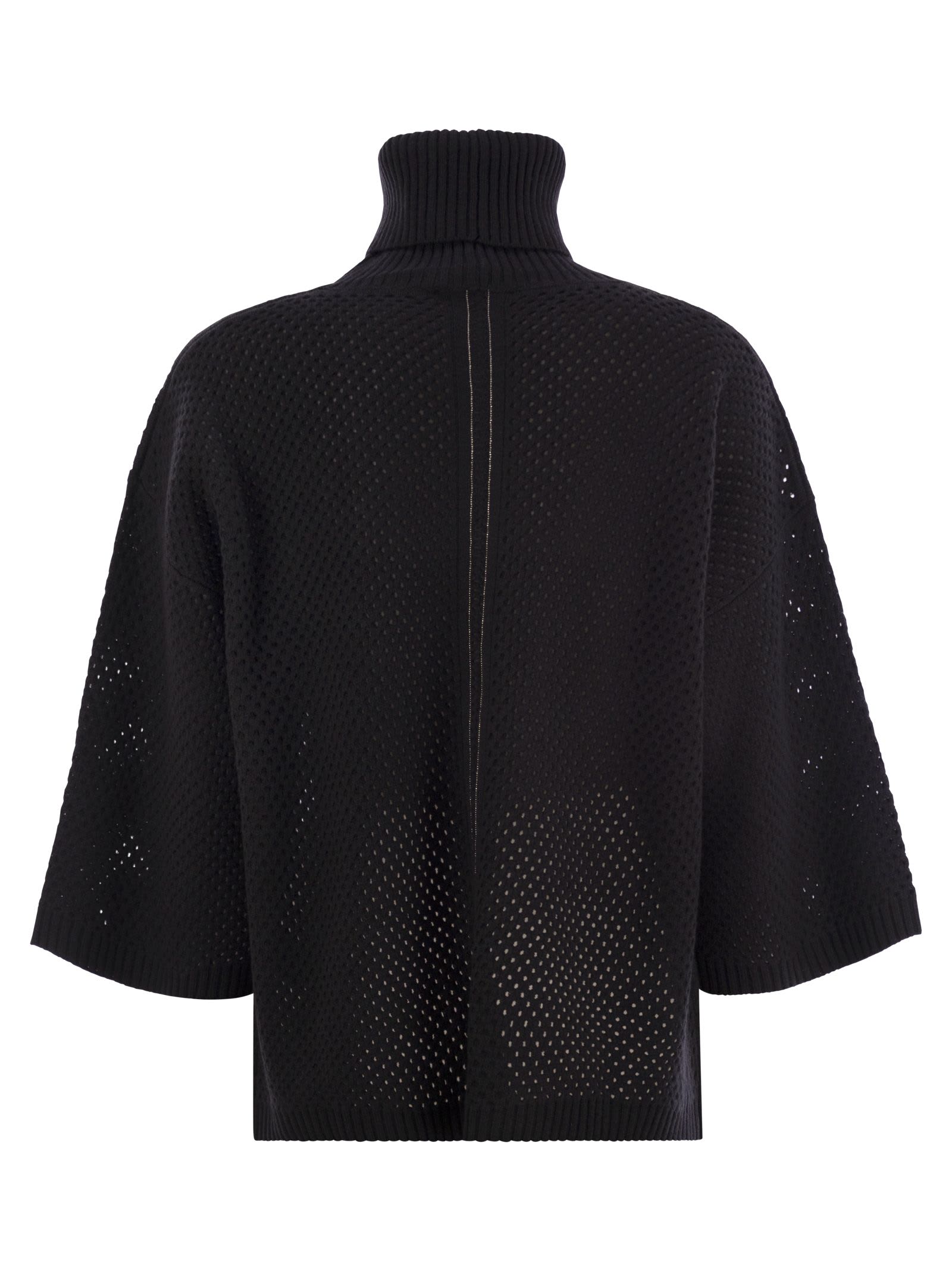 Fabiana Filippi Women's Wool Blend Turtleneck Sweater In Black