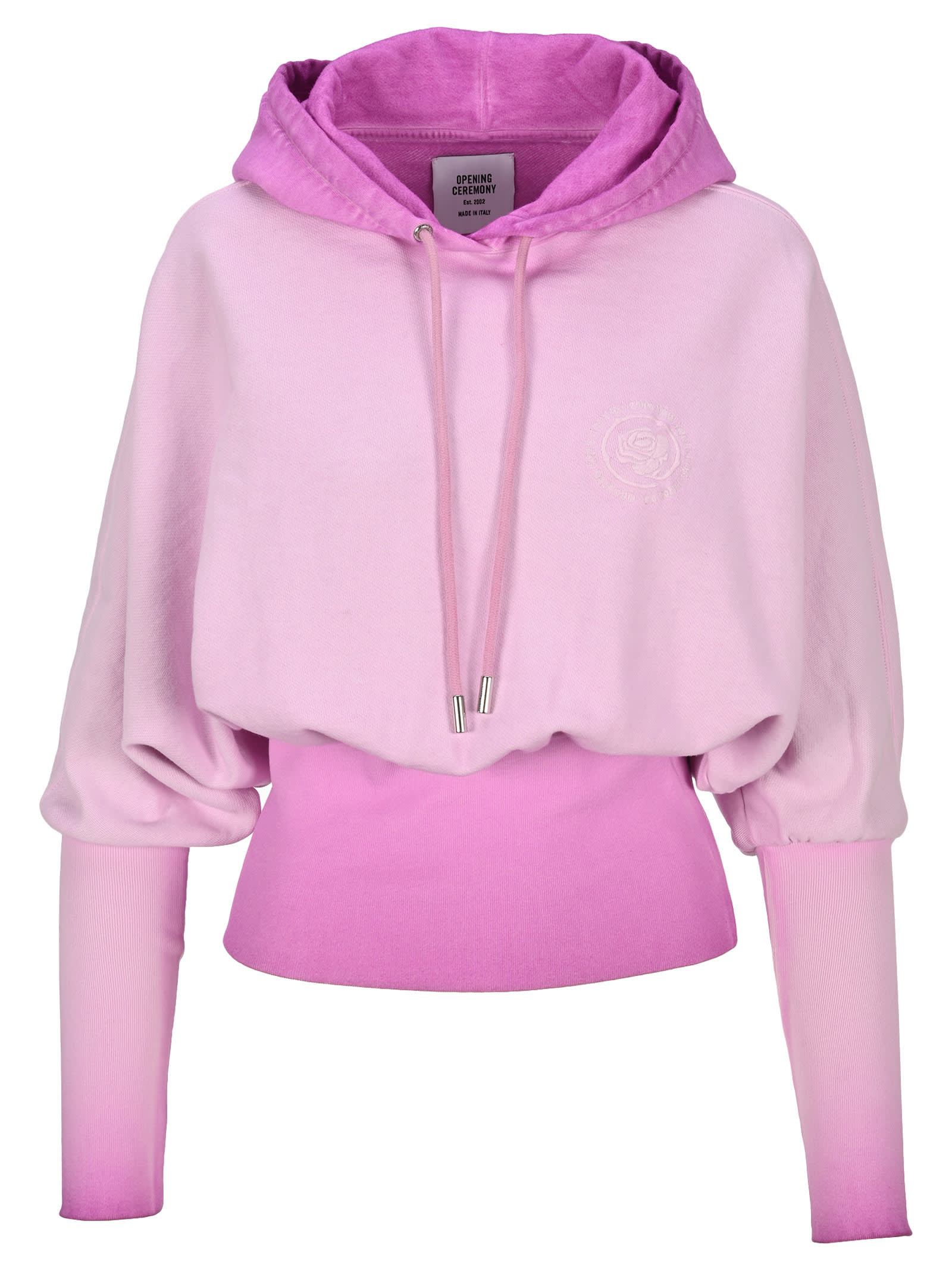 Opening Ceremony ROSE CREST CROPPED HOODIE
