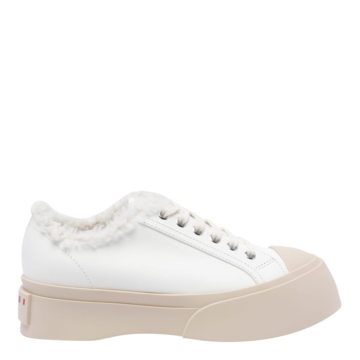 Shop Marni Pablo Sneakers In White