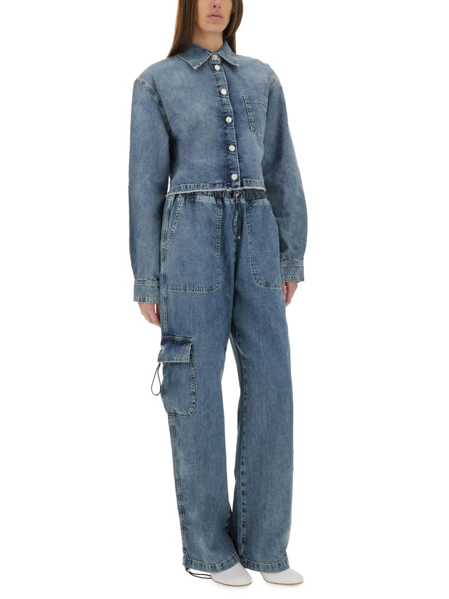 M05CH1N0 JEANS DENIM JACKET
