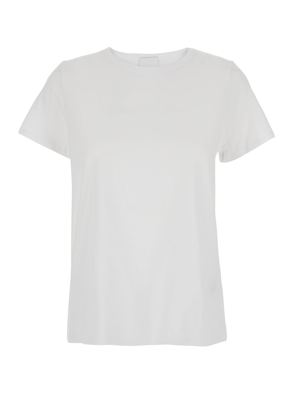Allude White Crewneck T-shirt In White