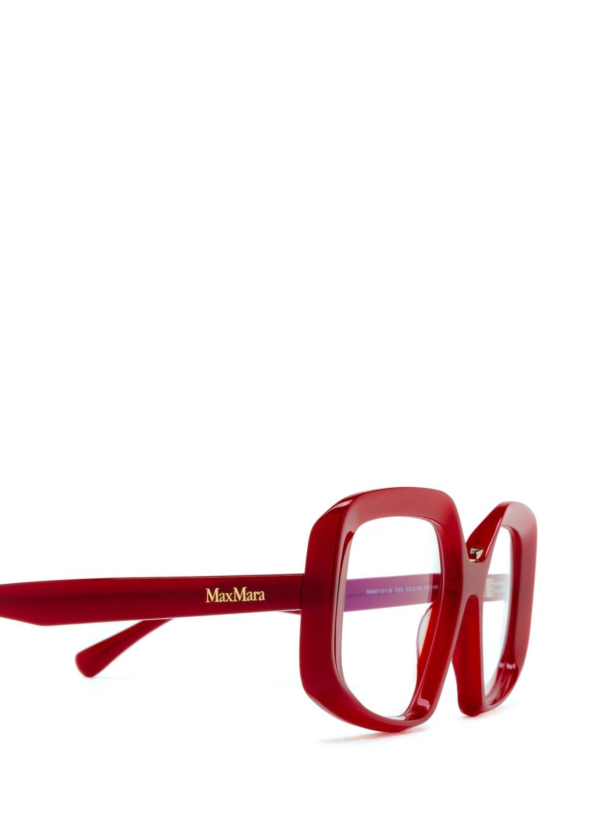 Max Mara Square Frame Glasses In 066