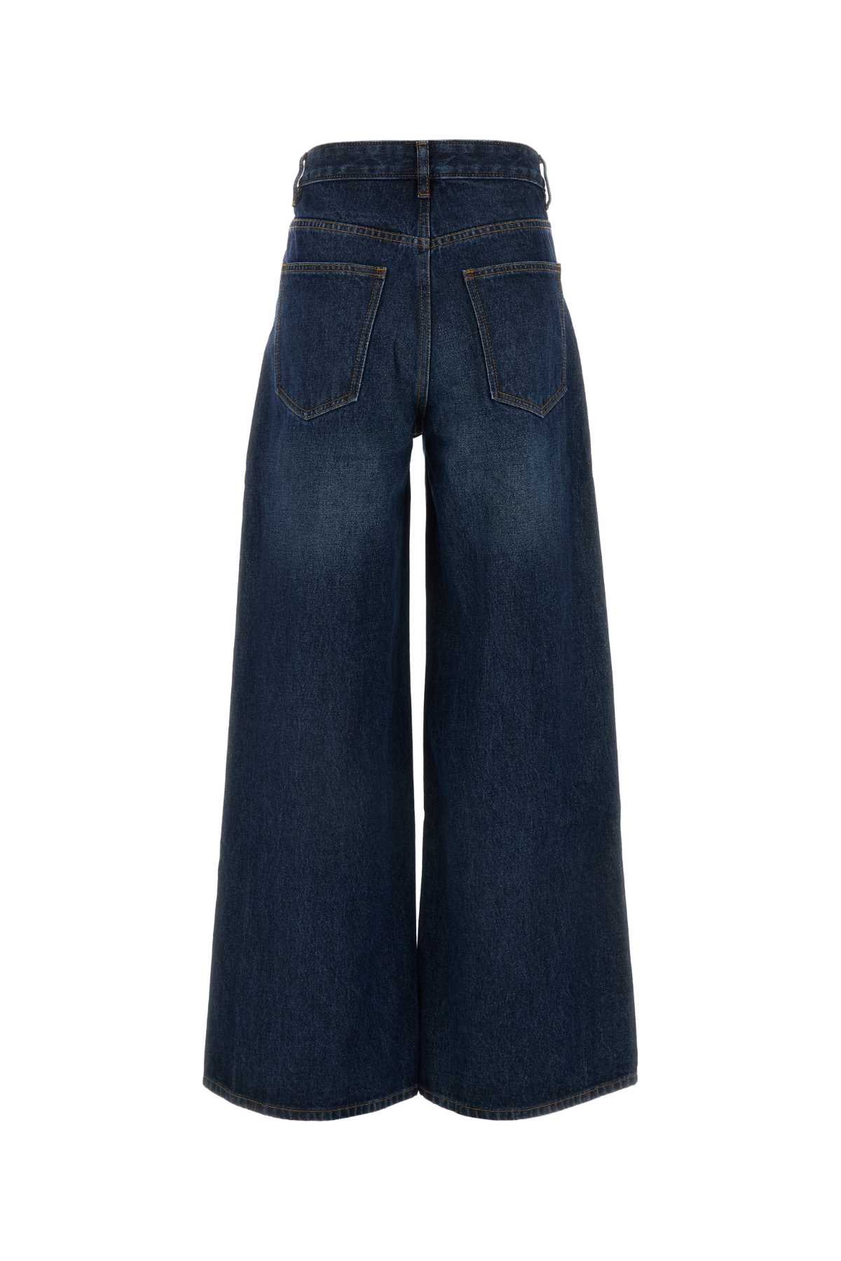 Camilla And Marc Two-tone Denim Palma Wide-leg Jeans In Blue