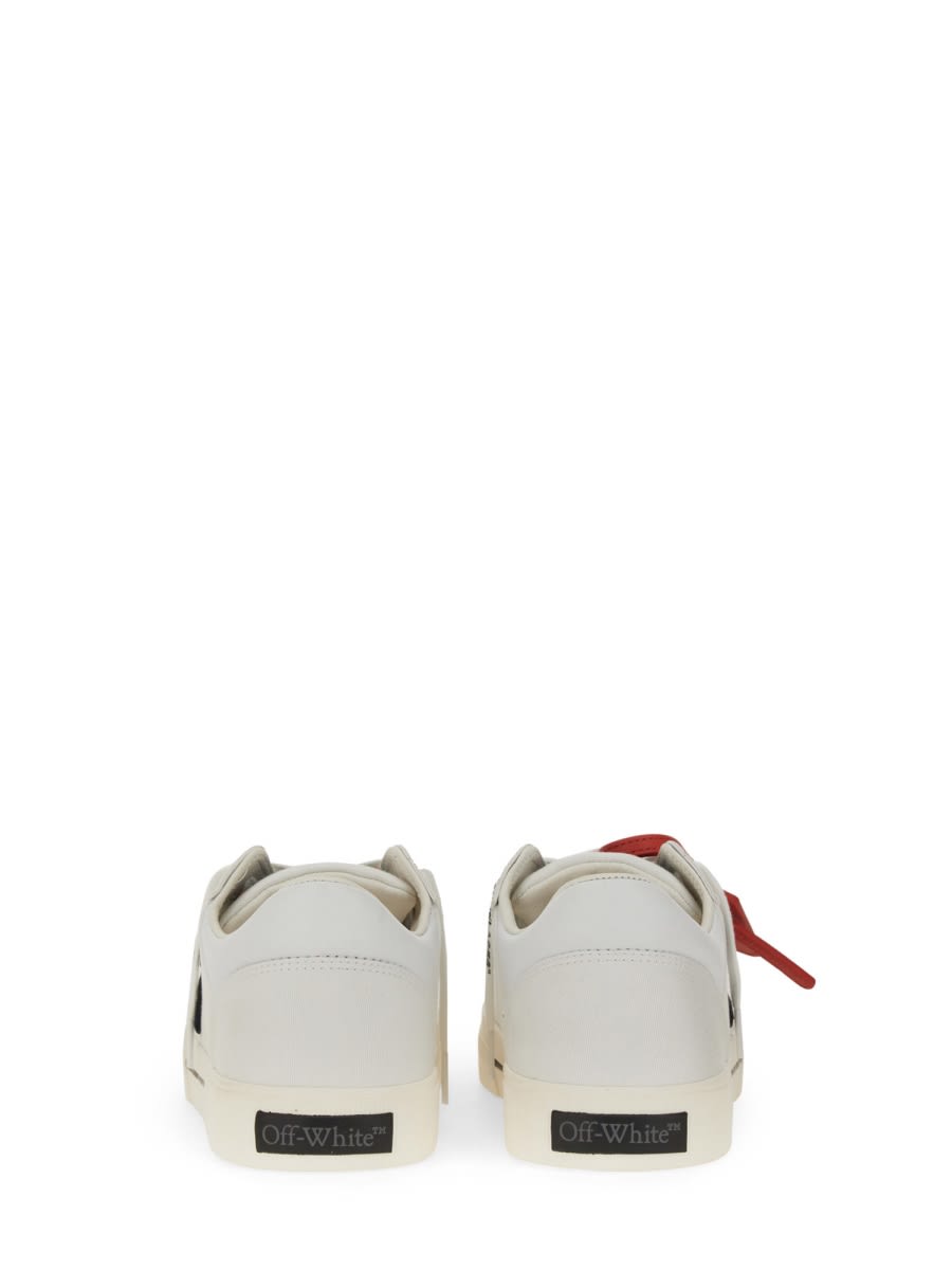 Shop Off-white Leather Sneaker In Multicolour