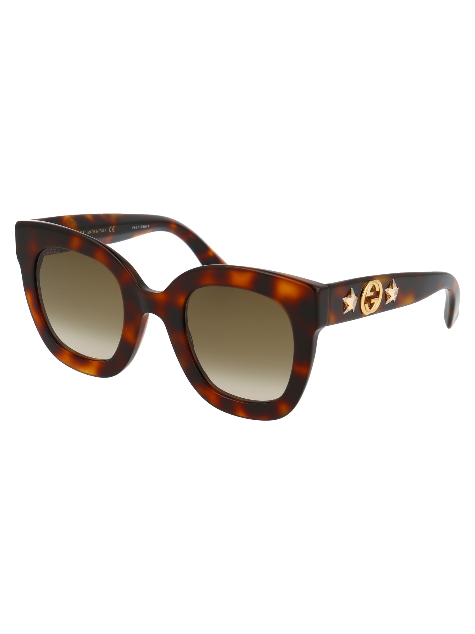 Shop Gucci Gg0208s Sunglasses In 003 Havana Havana Brown