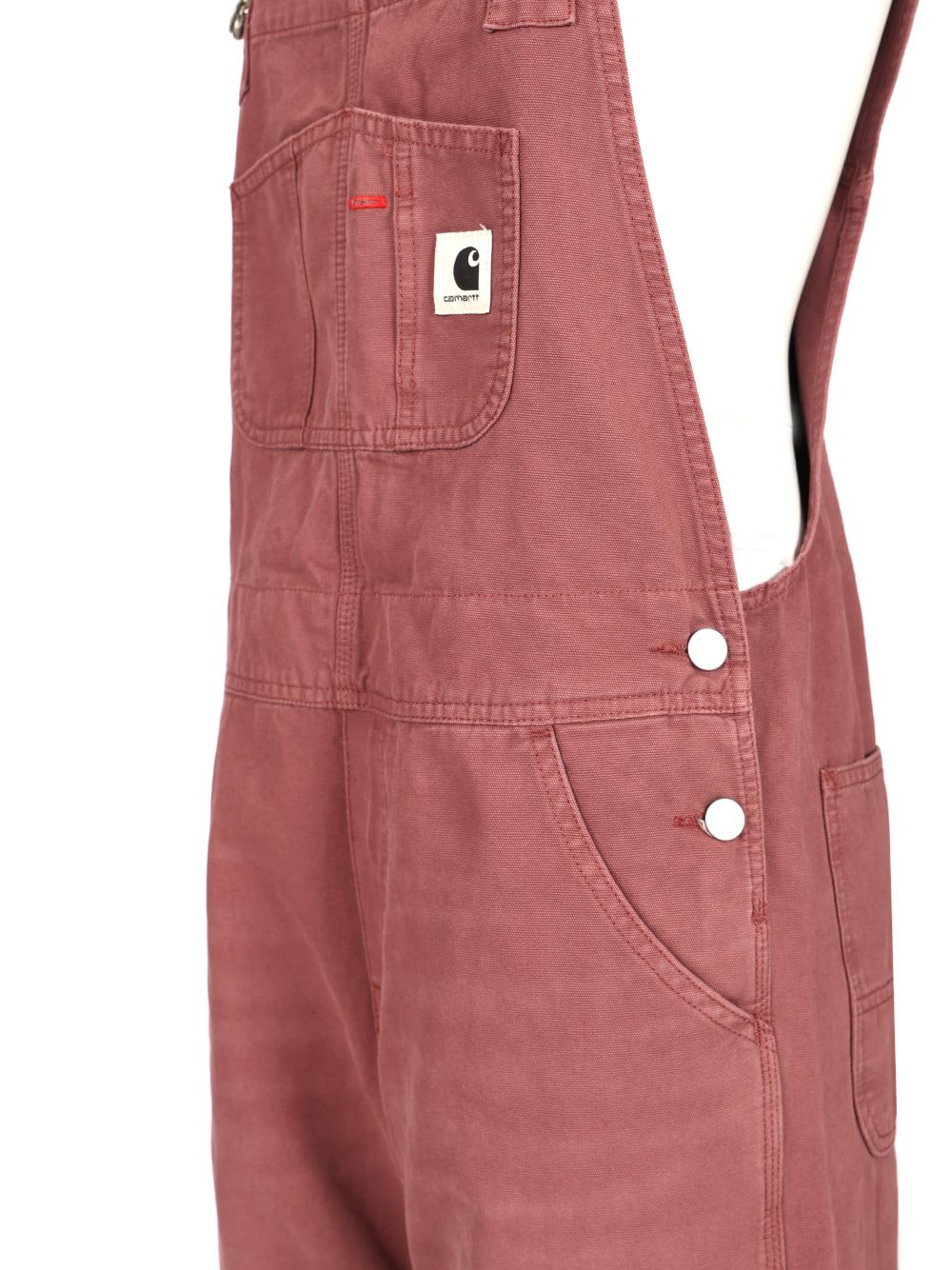 Carhartt W Bib Overall Straight One-piece Suit In Rose