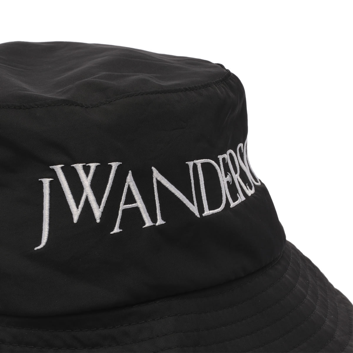 Shop Jw Anderson Logo Bucket Hat In Black