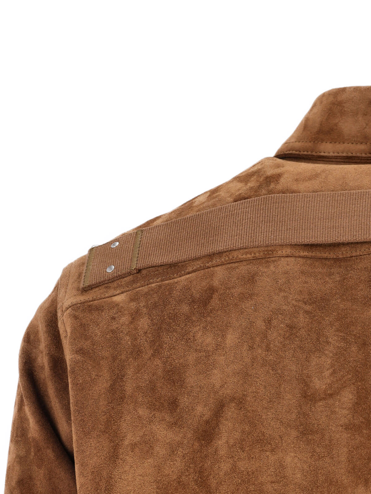 Rick Owens Outershirt In Leather Jackets Brown In Brown