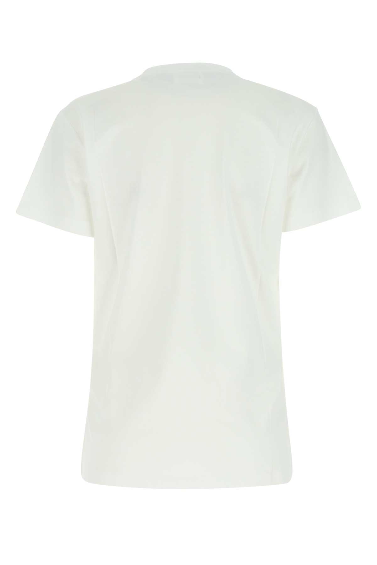 Isabel Marant Étoile White Cotton Aby T-shirt In White