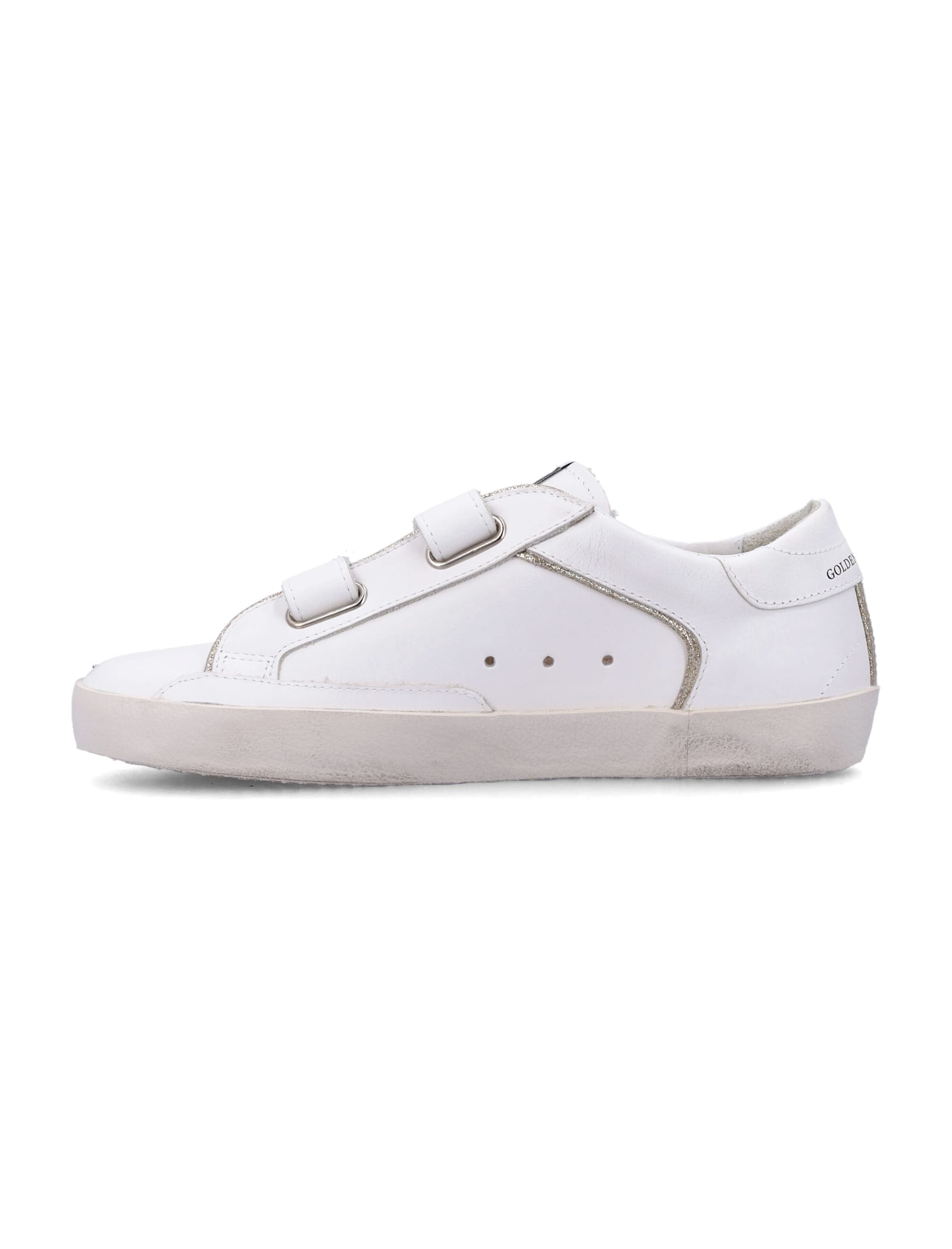 Golden Goose Kid - Old School Sneakers In White
