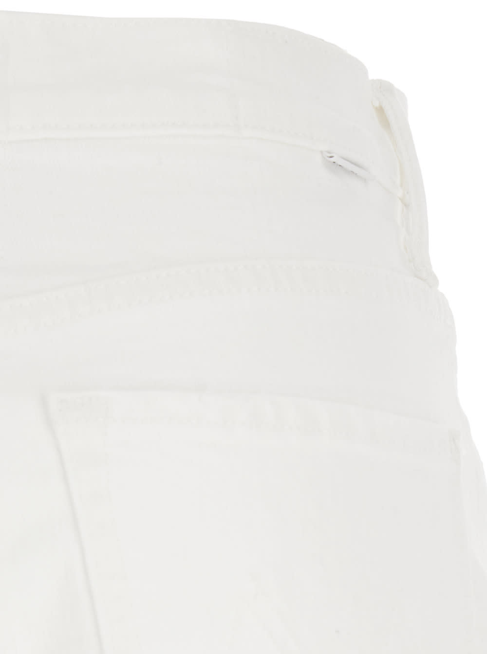Mother Jeans The Dodger Sneak White In White
