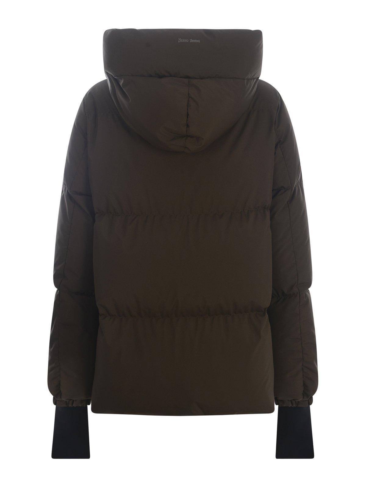 HERNO HIGHNECK LONGSLEEVED PADDED JACKET 