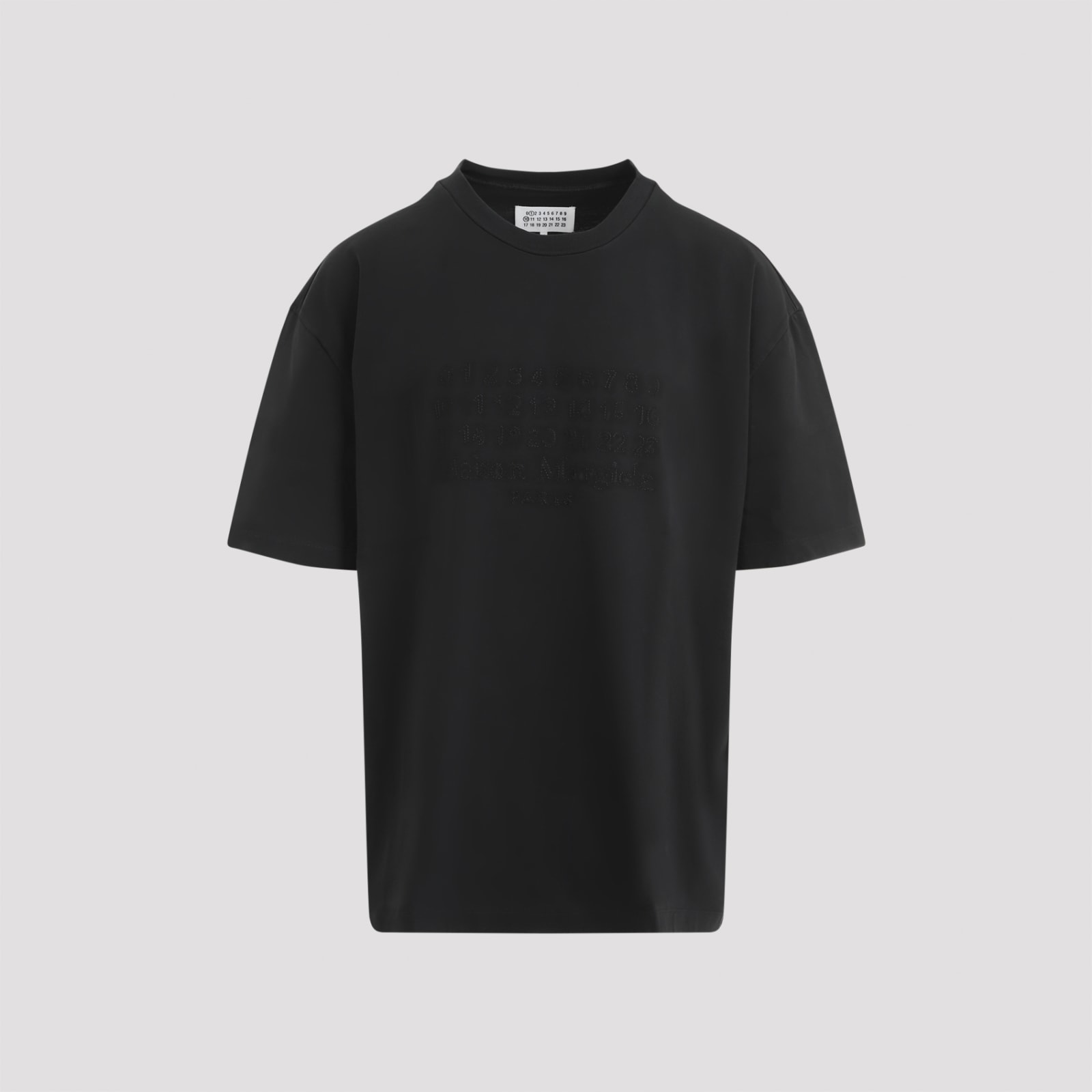 Shop Maison Margiela T-shirt In Washed Black