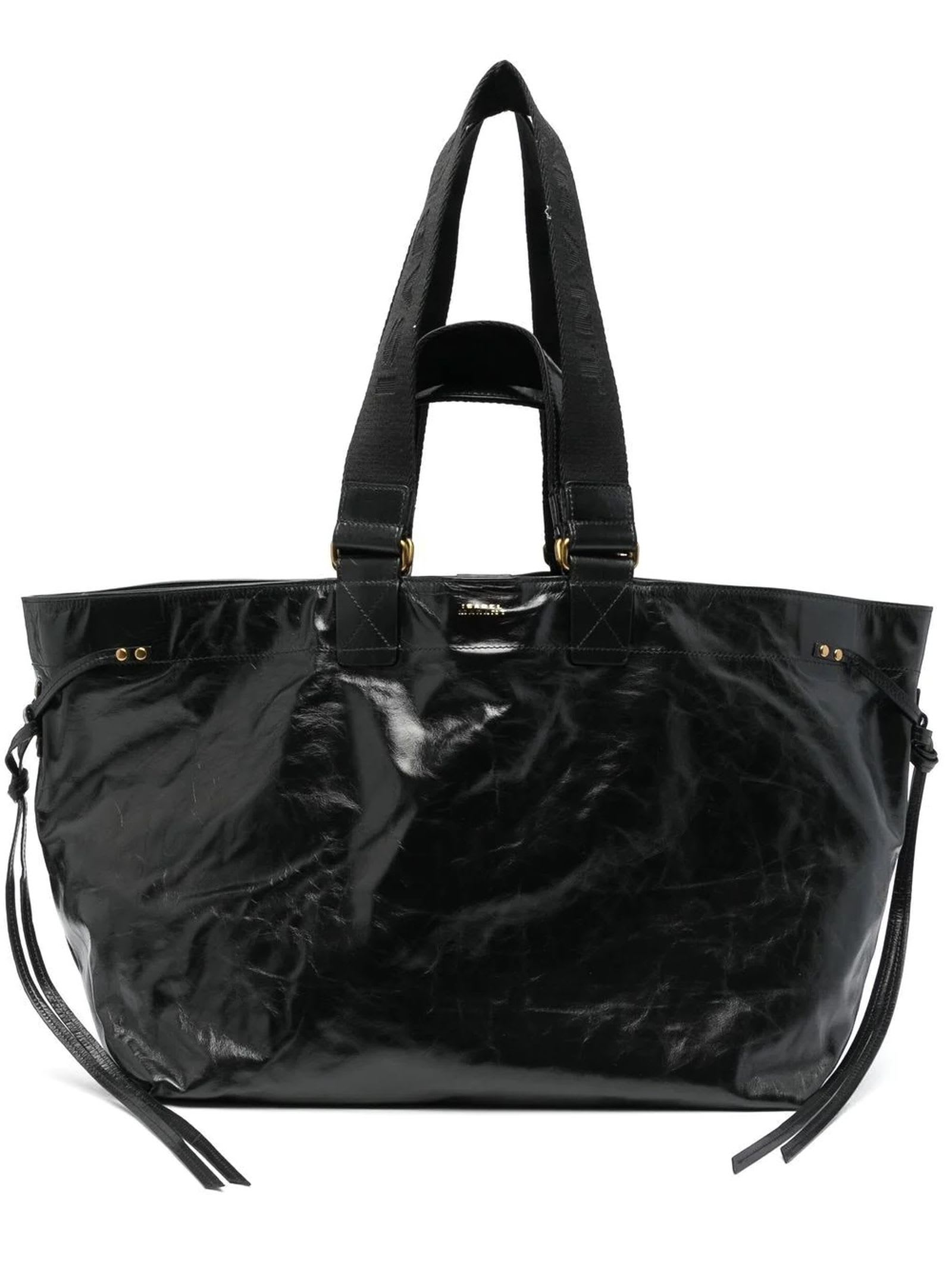 Shop Isabel Marant Black Wardy Tote Bag