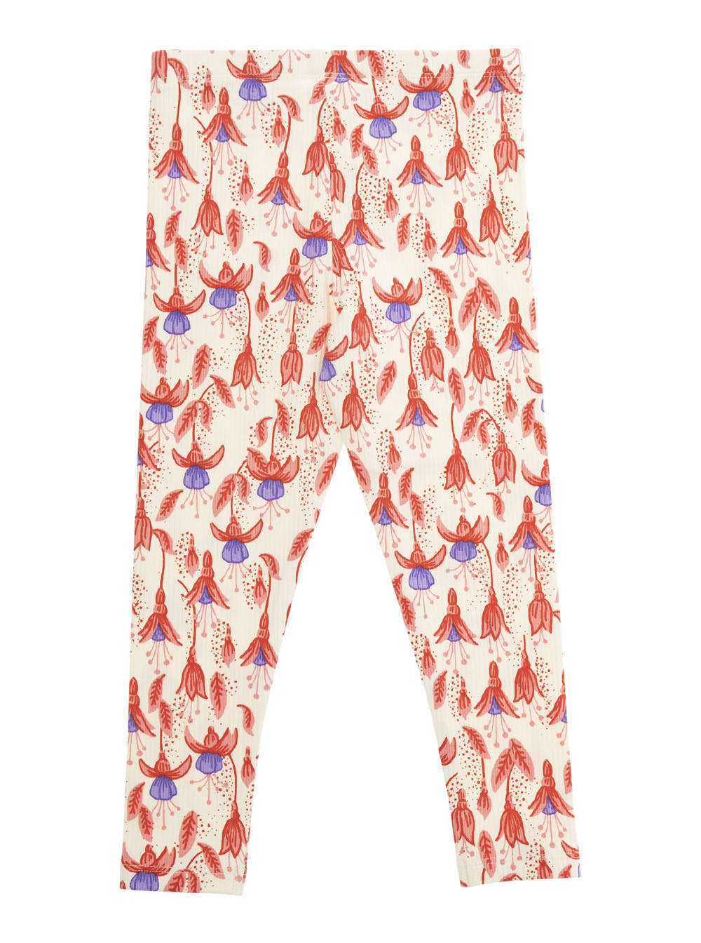 Mini Rodini Aop Leggings In Red