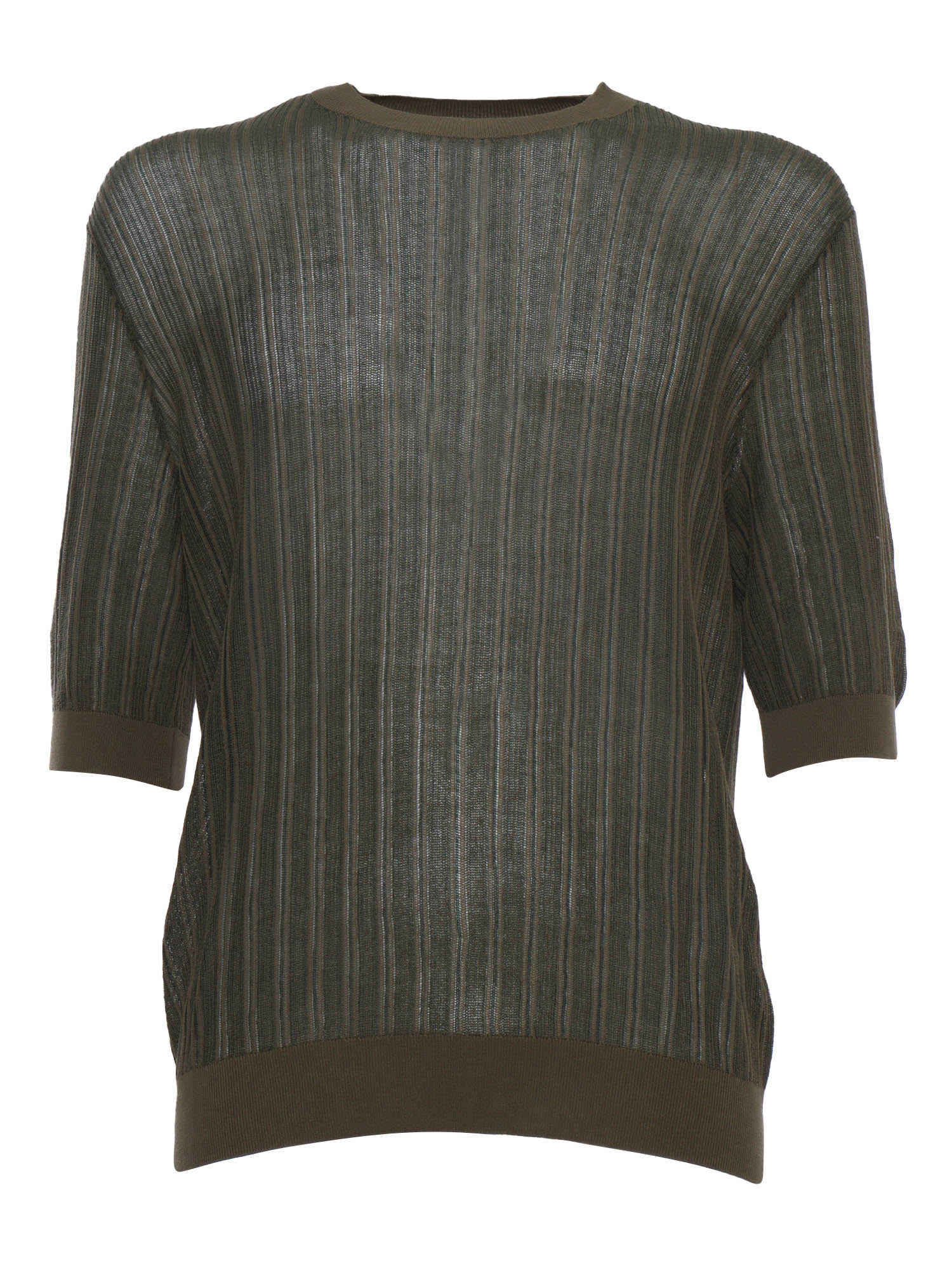 Short-sleeved Green Shirt