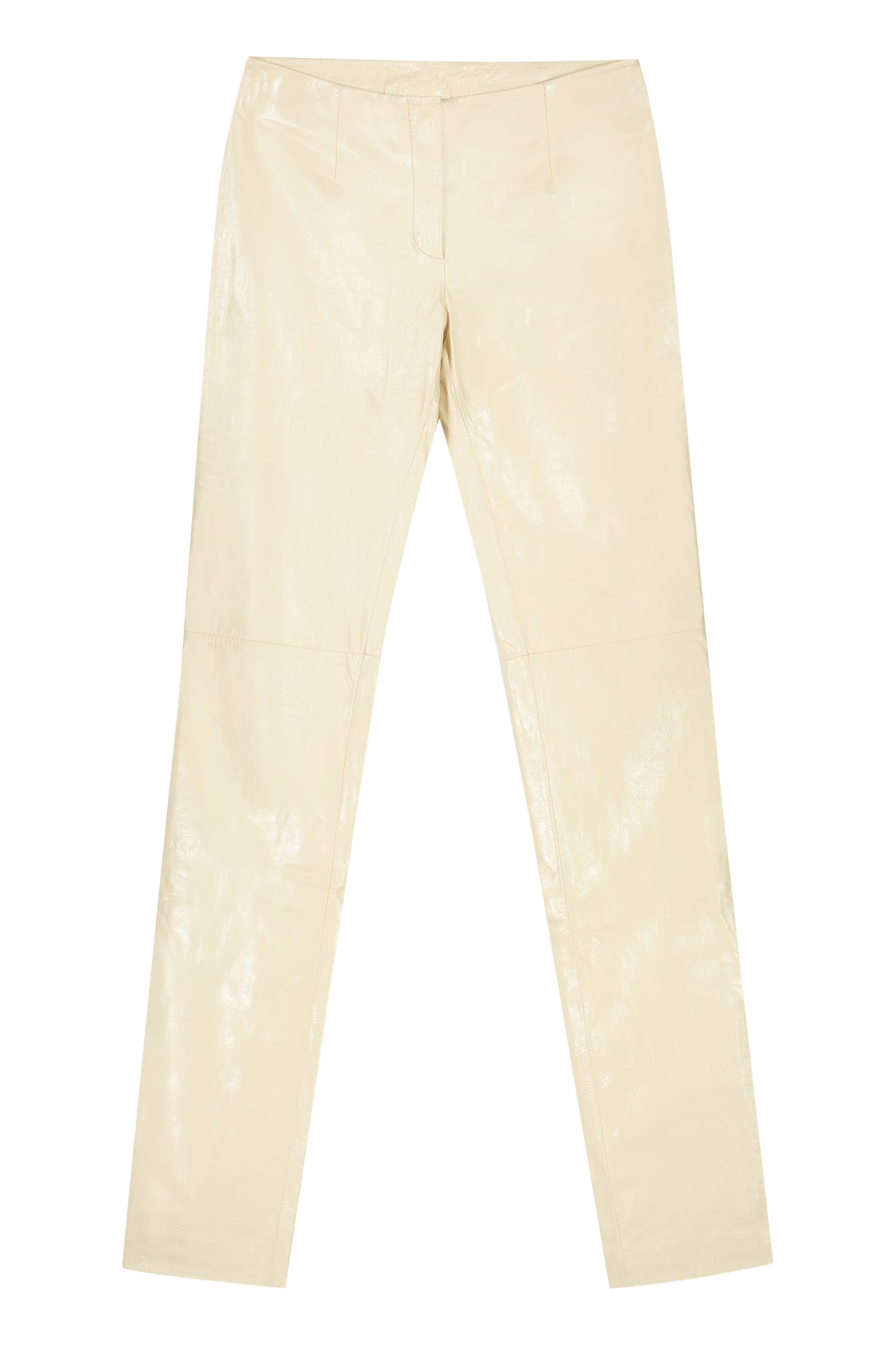 Missoni Leather Pants In Panna
