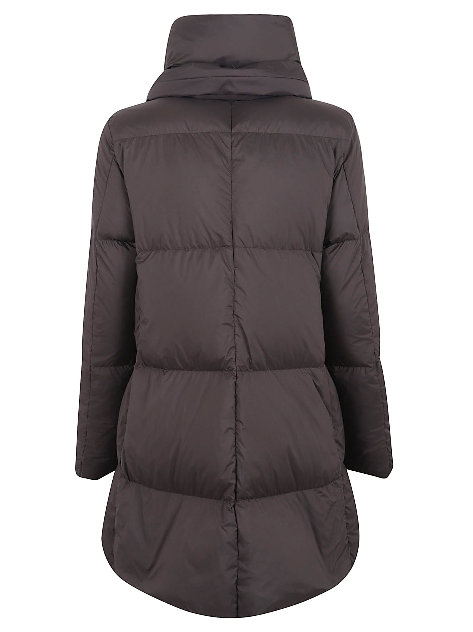 Herno A-shape Relaxed Down Jacket In Brown