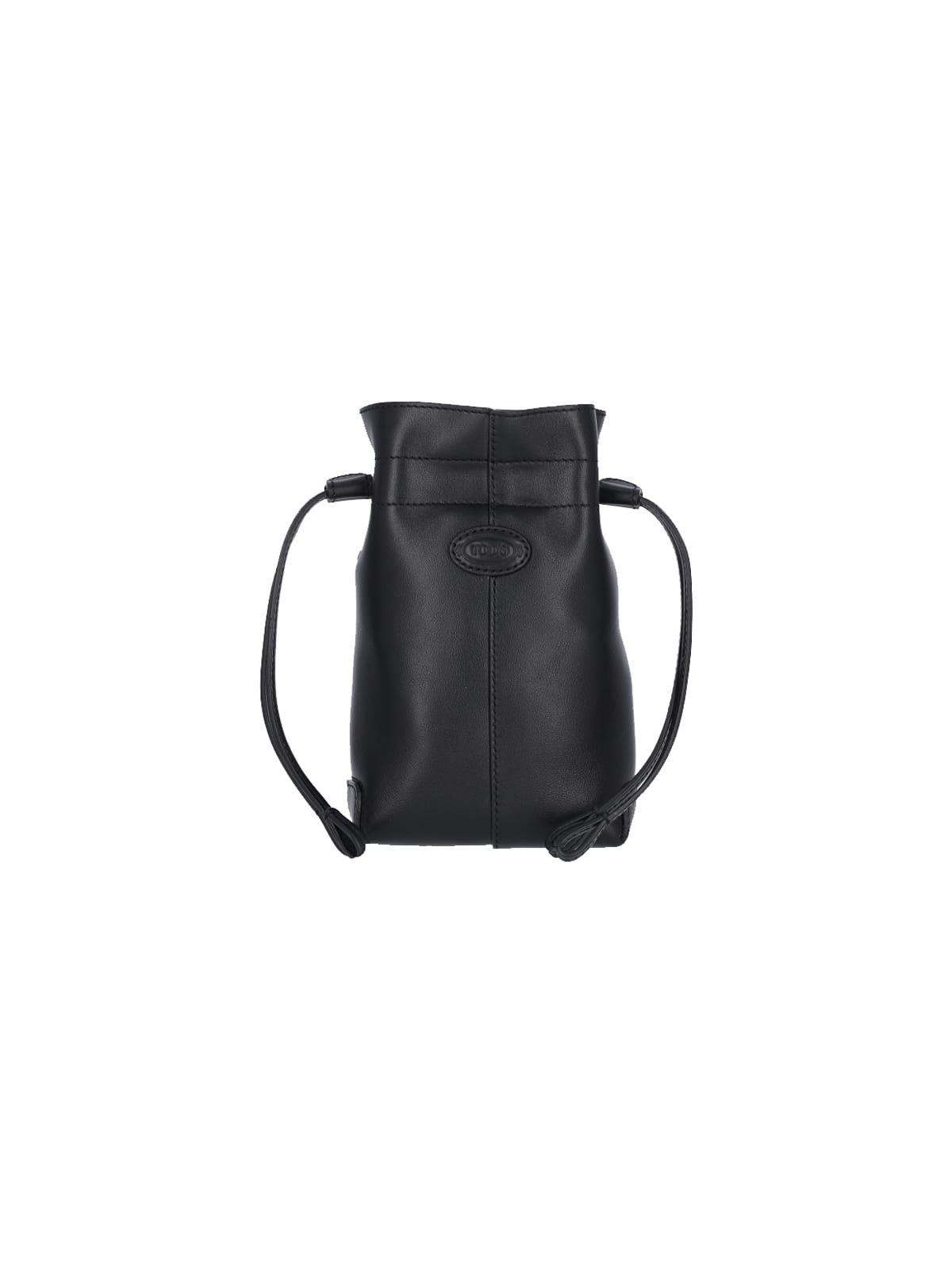 Shop Tod's Micro Di Bag Smartphone Holder In Black