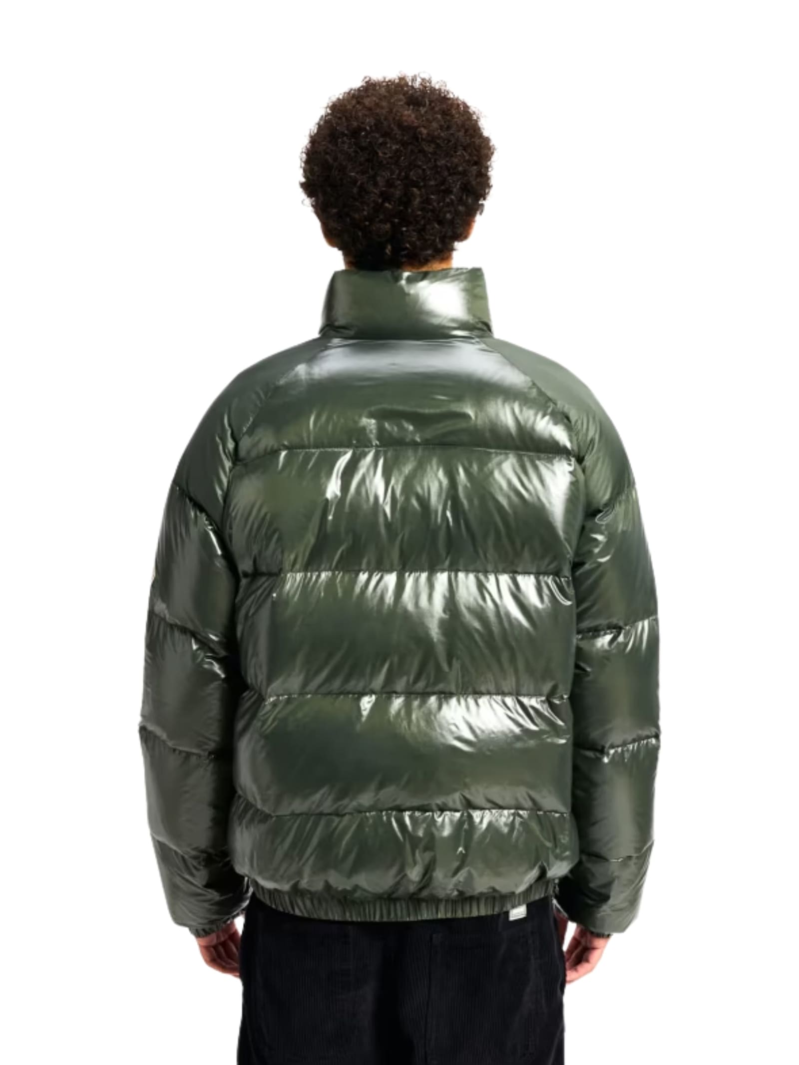 Pyrenex Vintage Mythic Down Jacket With High Collar In Green