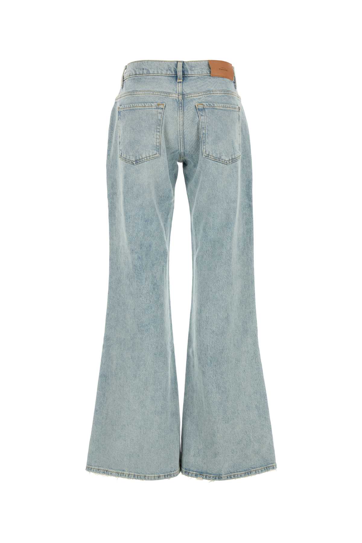 7 For All Mankind Stretch Denim Spencer Flare Jeans In Lightblue