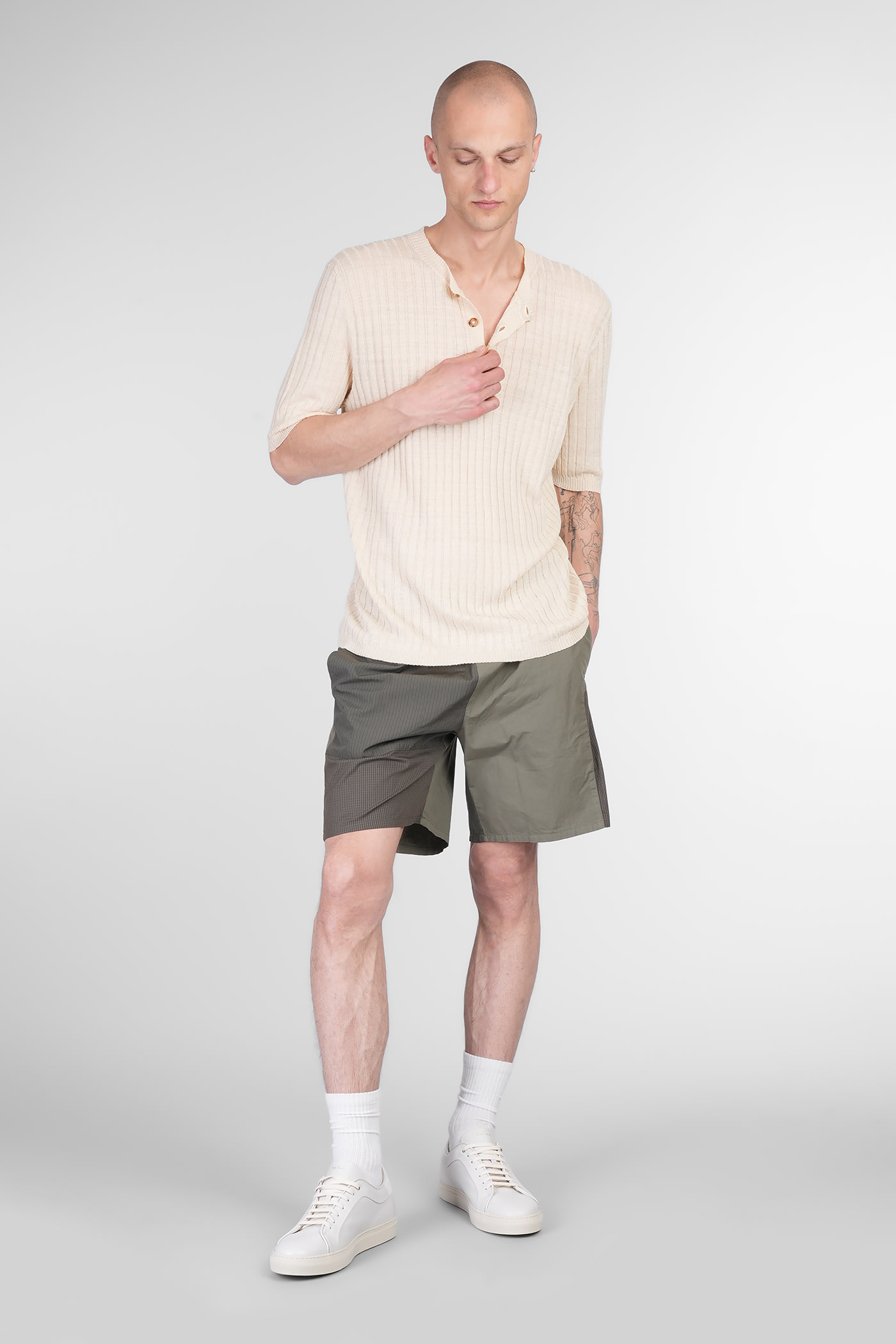 Mauro Grifoni Shorts In Green Cotton