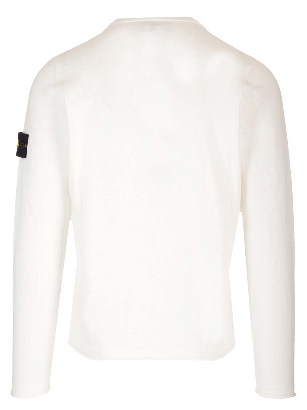 Shop Stone Island Crew-neck Sweater Sweater In Bianco