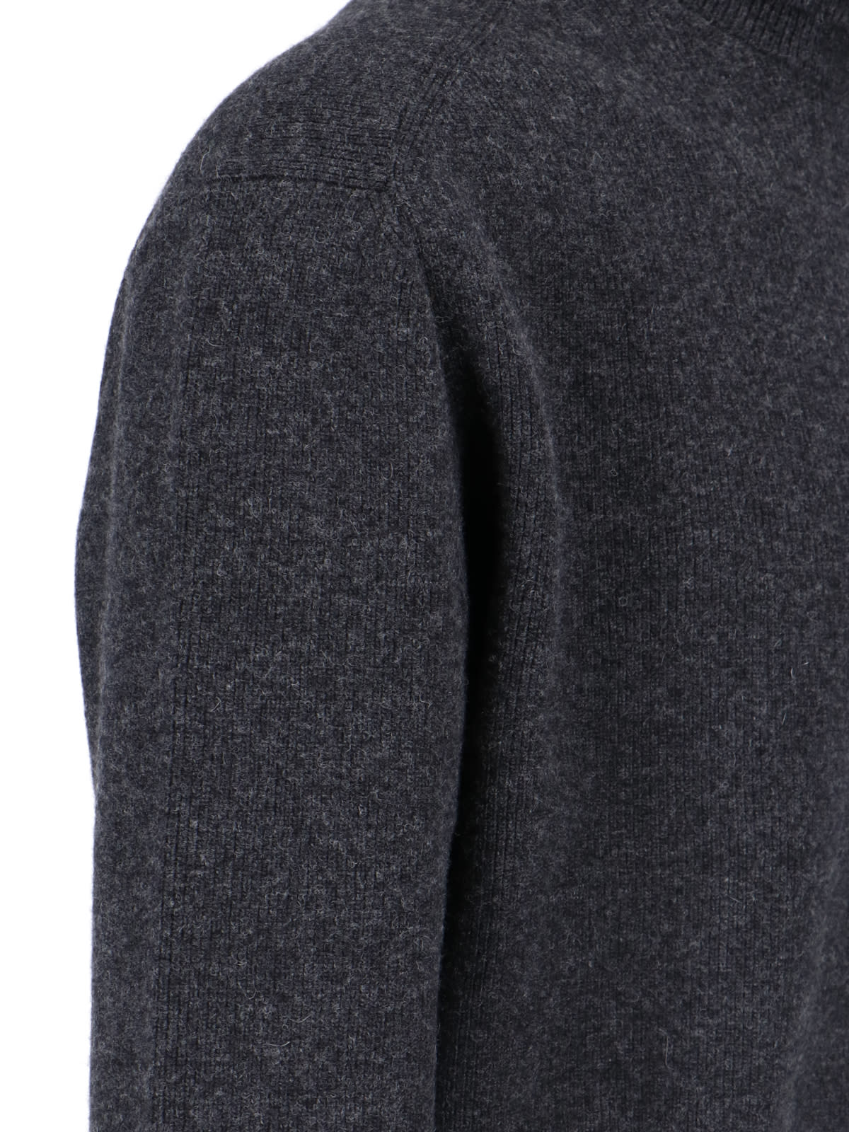 Shop Lemaire High Neck Sweater In Gray